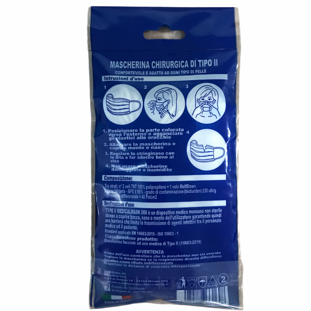 Mascherina Baby Monouso, 10 Pezzi